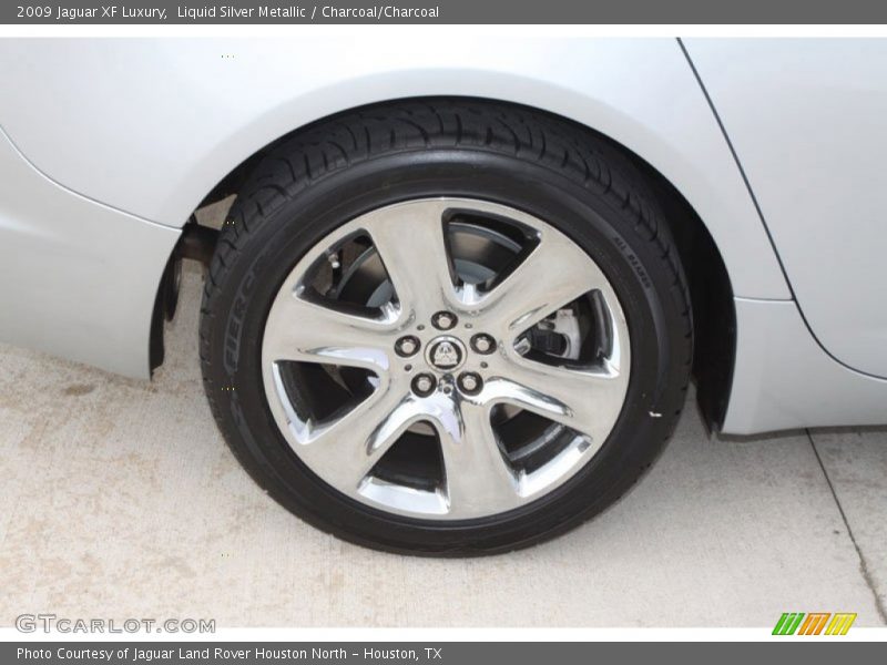 Liquid Silver Metallic / Charcoal/Charcoal 2009 Jaguar XF Luxury