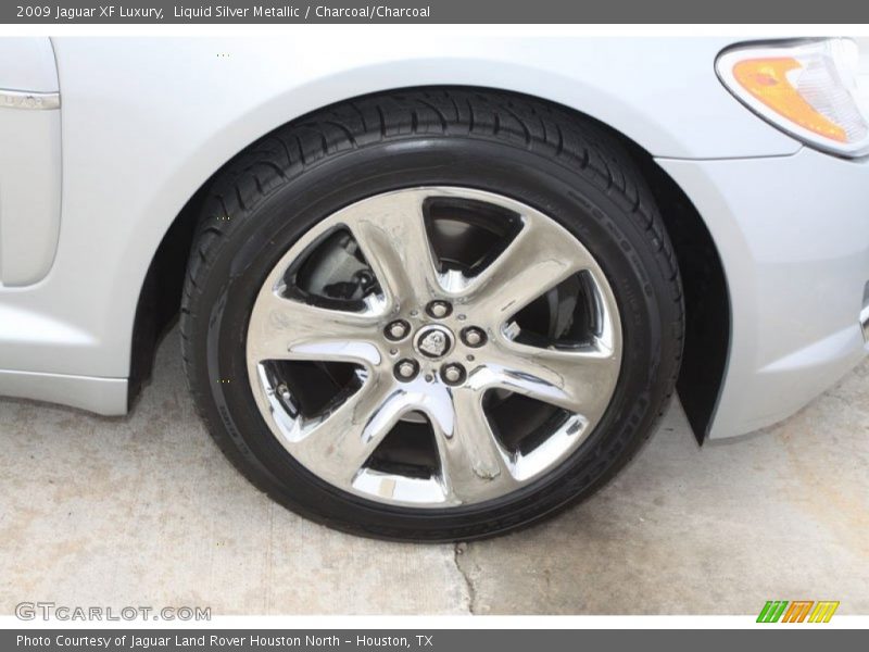 Liquid Silver Metallic / Charcoal/Charcoal 2009 Jaguar XF Luxury