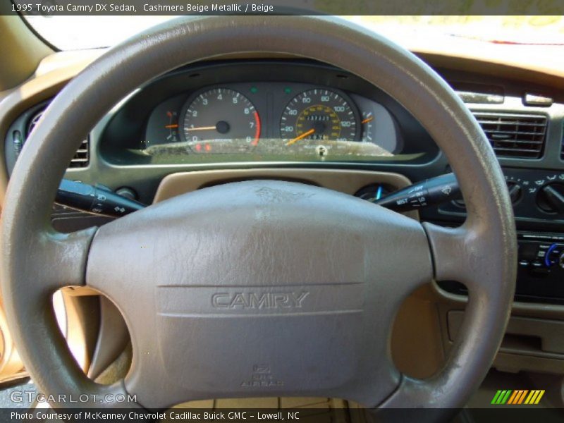 Cashmere Beige Metallic / Beige 1995 Toyota Camry DX Sedan