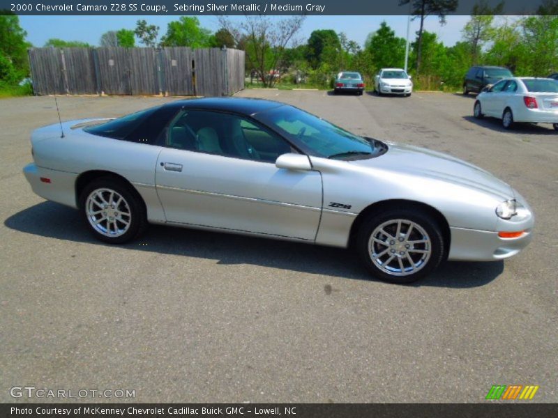 Sebring Silver Metallic / Medium Gray 2000 Chevrolet Camaro Z28 SS Coupe