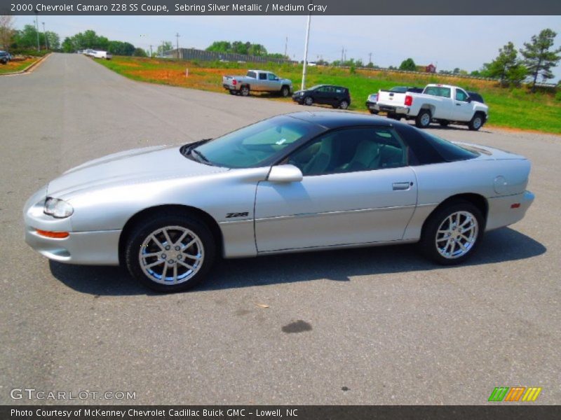 Sebring Silver Metallic / Medium Gray 2000 Chevrolet Camaro Z28 SS Coupe
