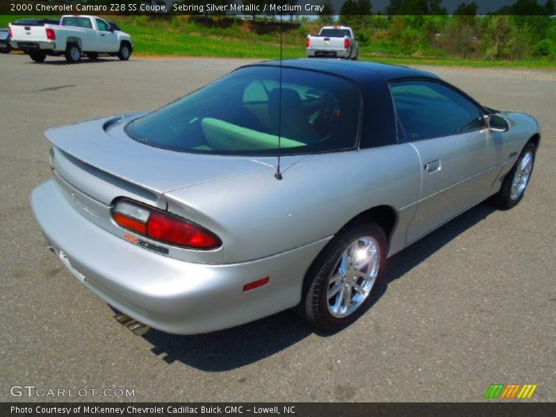 Sebring Silver Metallic / Medium Gray 2000 Chevrolet Camaro Z28 SS Coupe