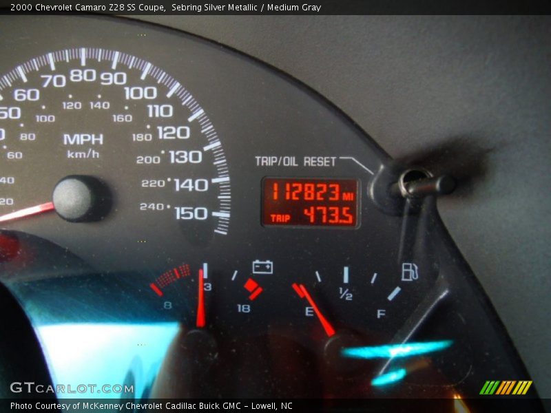 Sebring Silver Metallic / Medium Gray 2000 Chevrolet Camaro Z28 SS Coupe