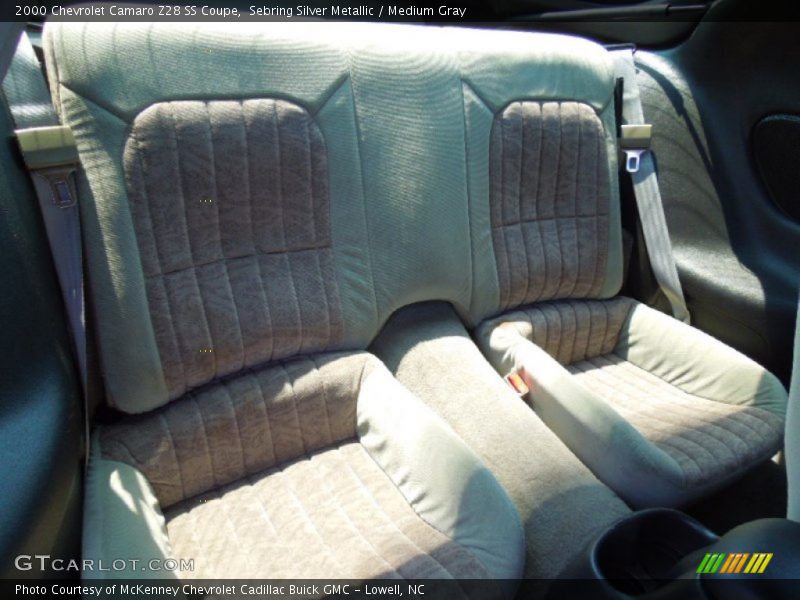 Rear Seat of 2000 Camaro Z28 SS Coupe