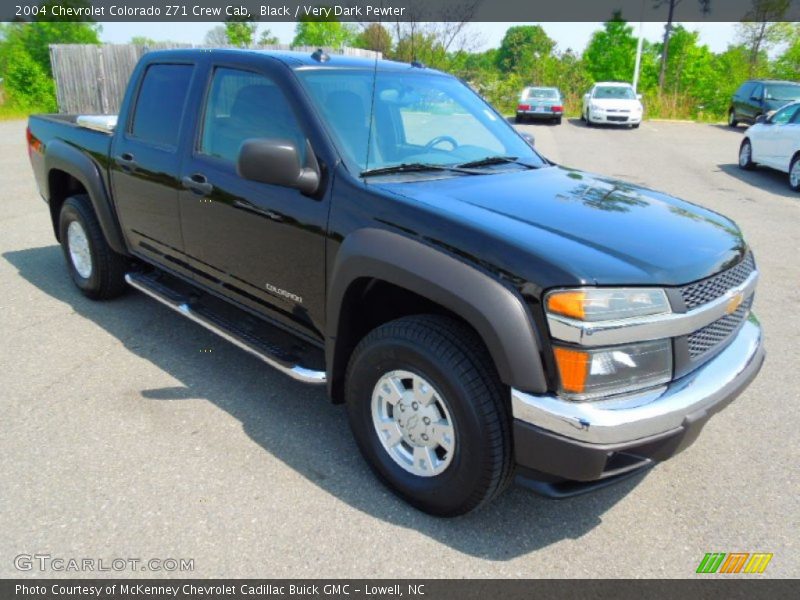 Black / Very Dark Pewter 2004 Chevrolet Colorado Z71 Crew Cab