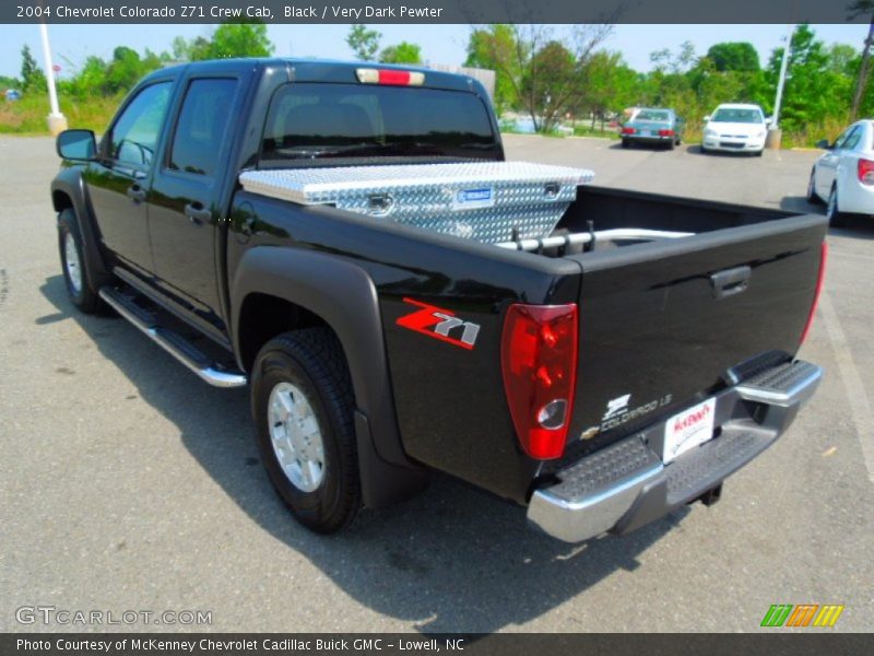 Black / Very Dark Pewter 2004 Chevrolet Colorado Z71 Crew Cab