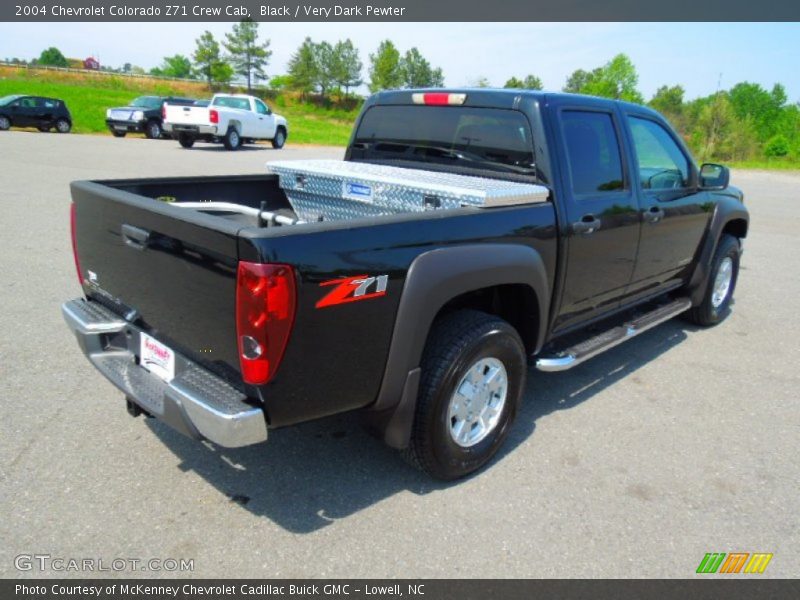 Black / Very Dark Pewter 2004 Chevrolet Colorado Z71 Crew Cab