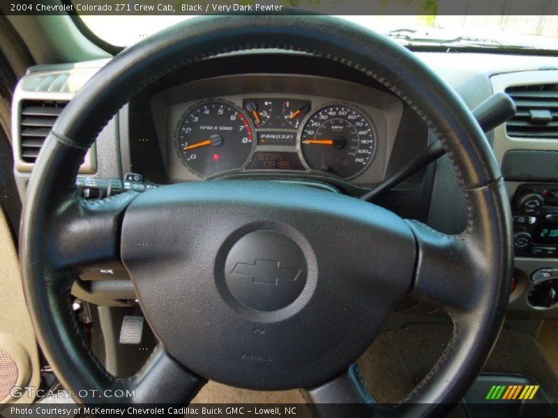 Black / Very Dark Pewter 2004 Chevrolet Colorado Z71 Crew Cab