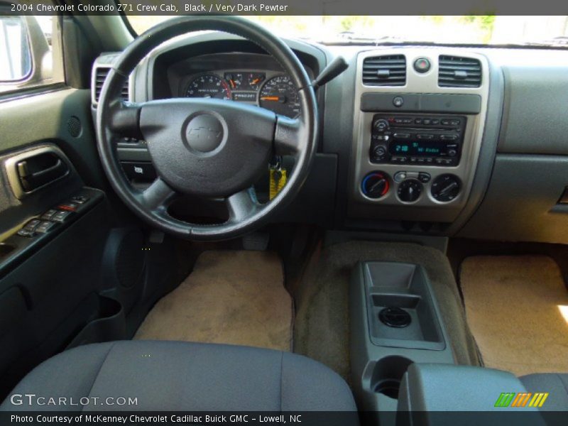 Black / Very Dark Pewter 2004 Chevrolet Colorado Z71 Crew Cab