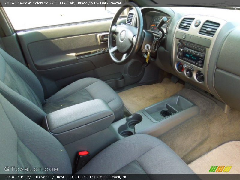 Black / Very Dark Pewter 2004 Chevrolet Colorado Z71 Crew Cab