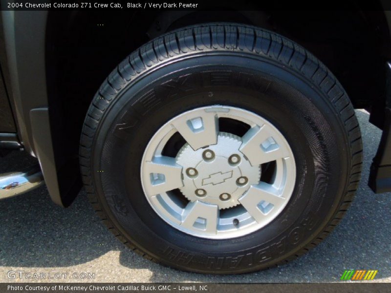 Black / Very Dark Pewter 2004 Chevrolet Colorado Z71 Crew Cab