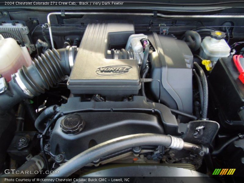 Black / Very Dark Pewter 2004 Chevrolet Colorado Z71 Crew Cab