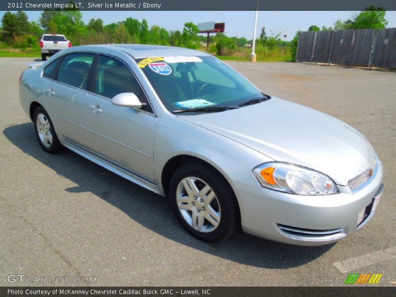 Silver Ice Metallic / Ebony 2012 Chevrolet Impala LT