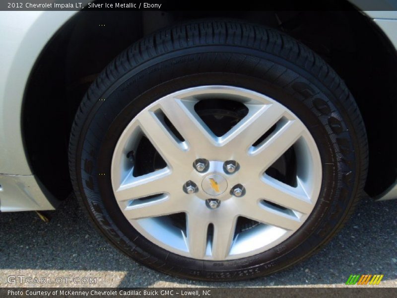 Silver Ice Metallic / Ebony 2012 Chevrolet Impala LT