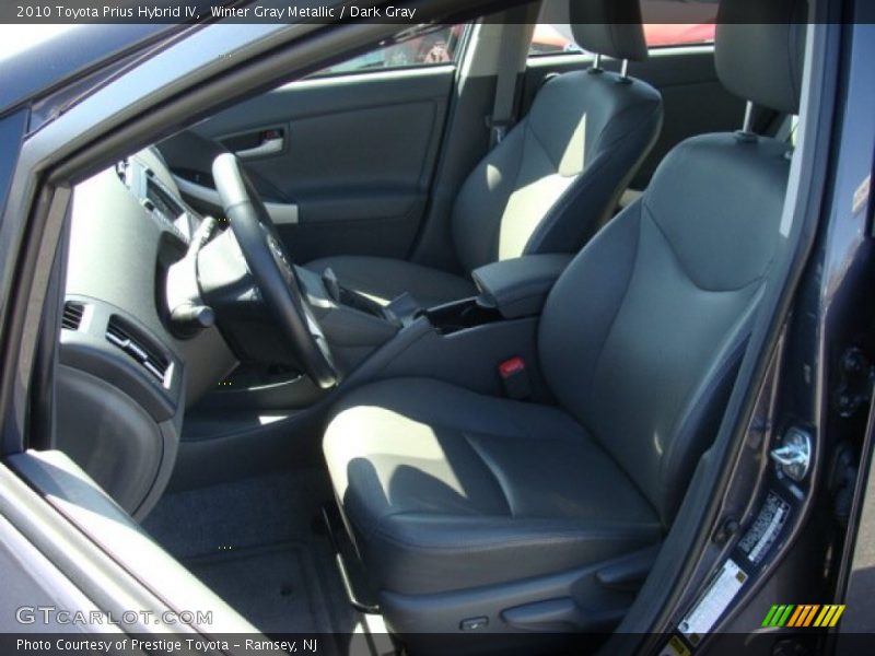 Winter Gray Metallic / Dark Gray 2010 Toyota Prius Hybrid IV