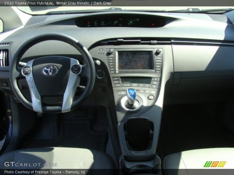 Winter Gray Metallic / Dark Gray 2010 Toyota Prius Hybrid IV