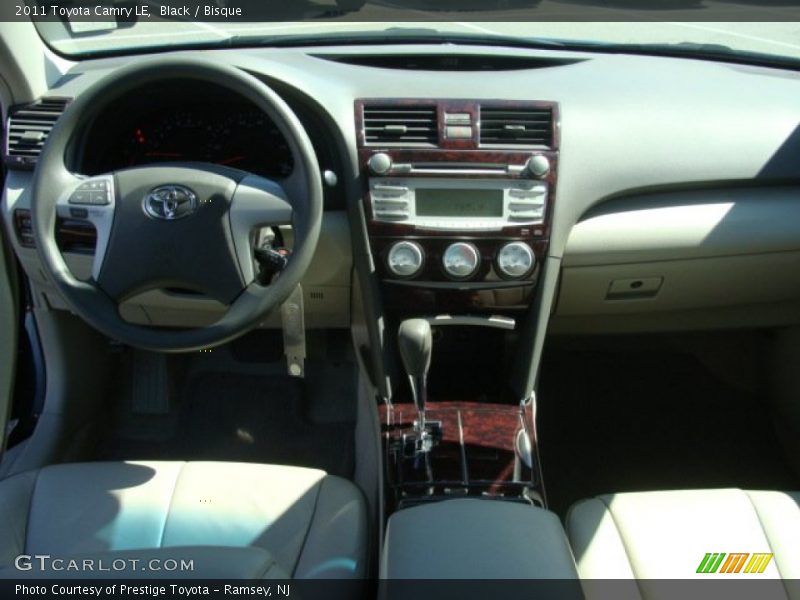 Black / Bisque 2011 Toyota Camry LE