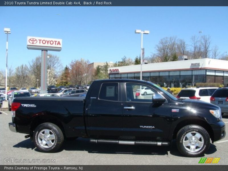 Black / Red Rock 2010 Toyota Tundra Limited Double Cab 4x4