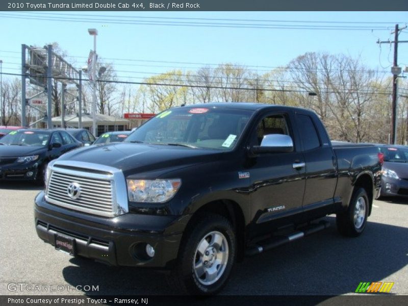 Black / Red Rock 2010 Toyota Tundra Limited Double Cab 4x4