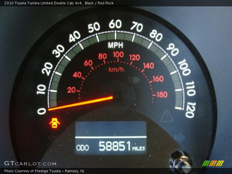 Black / Red Rock 2010 Toyota Tundra Limited Double Cab 4x4