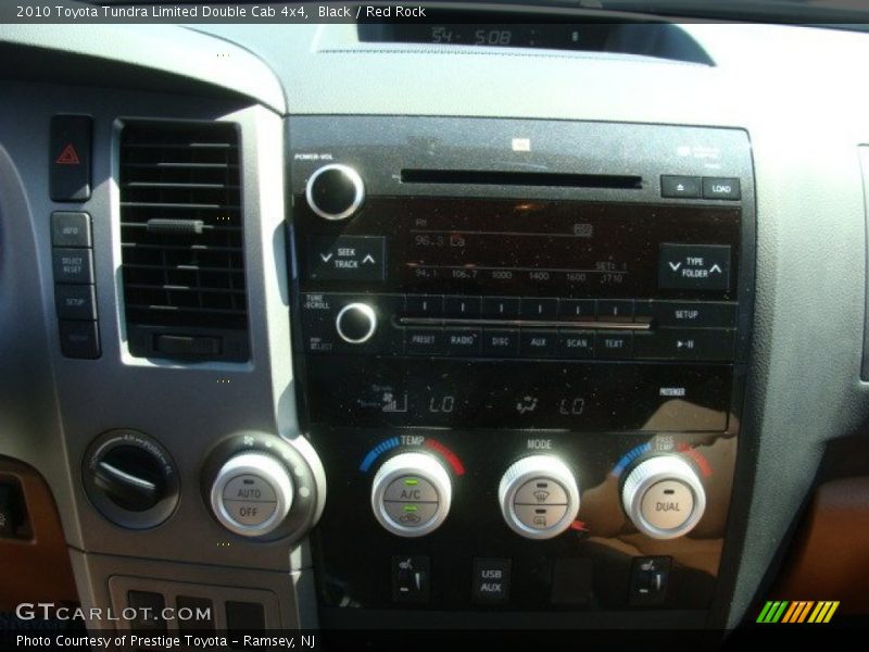 Black / Red Rock 2010 Toyota Tundra Limited Double Cab 4x4