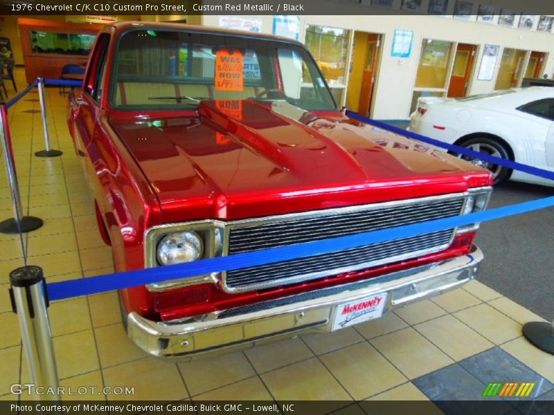Custom Red Metallic / Black 1976 Chevrolet C/K C10 Custom Pro Street