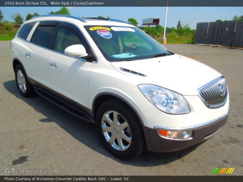 White Opal / Cocoa/Cashmere 2009 Buick Enclave CXL