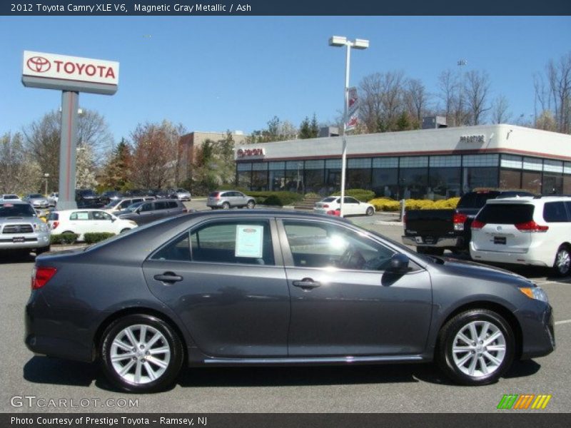 Magnetic Gray Metallic / Ash 2012 Toyota Camry XLE V6