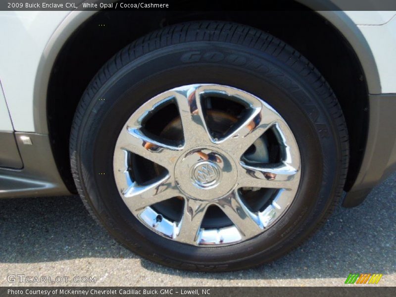 White Opal / Cocoa/Cashmere 2009 Buick Enclave CXL
