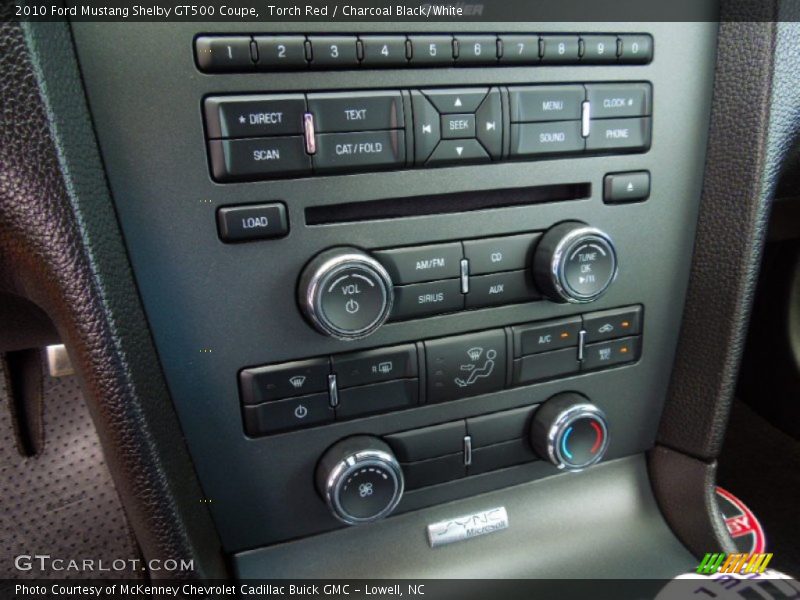Controls of 2010 Mustang Shelby GT500 Coupe