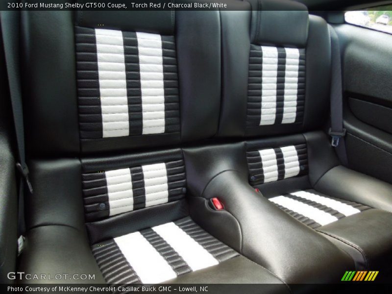 Rear Seat of 2010 Mustang Shelby GT500 Coupe