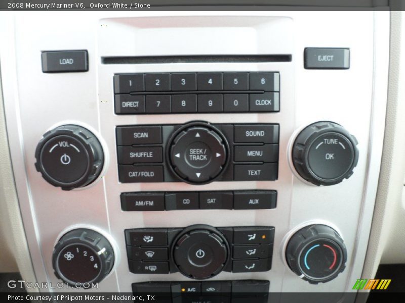 Controls of 2008 Mariner V6