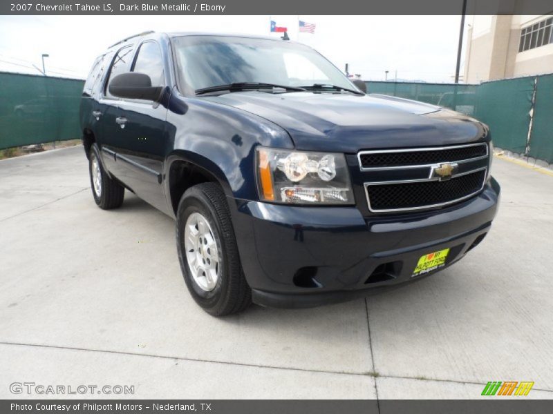 Dark Blue Metallic / Ebony 2007 Chevrolet Tahoe LS