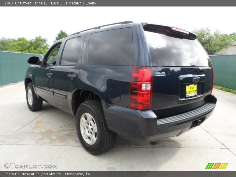 Dark Blue Metallic / Ebony 2007 Chevrolet Tahoe LS