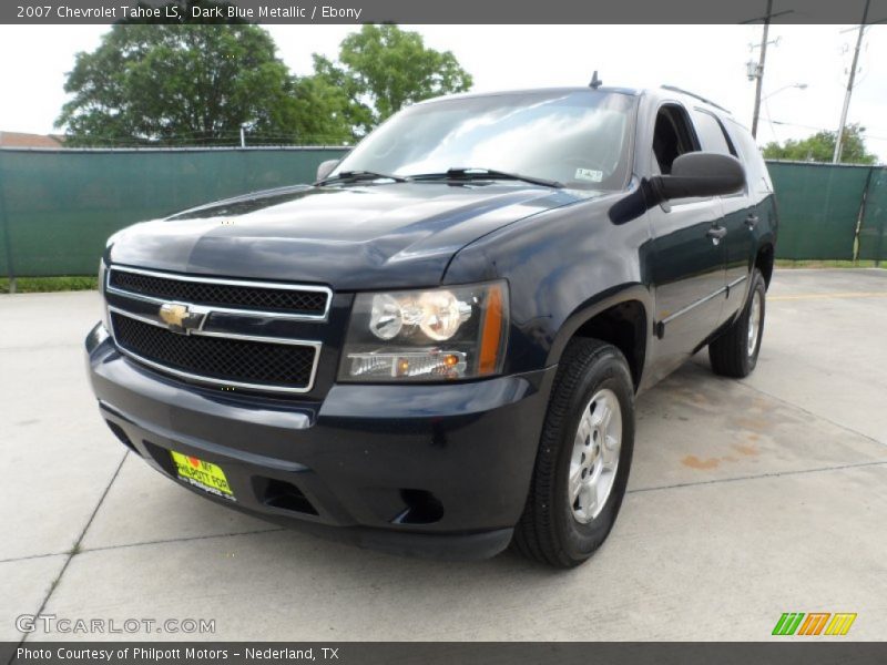 Dark Blue Metallic / Ebony 2007 Chevrolet Tahoe LS