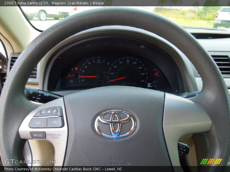 Magnetic Gray Metallic / Bisque 2009 Toyota Camry LE V6