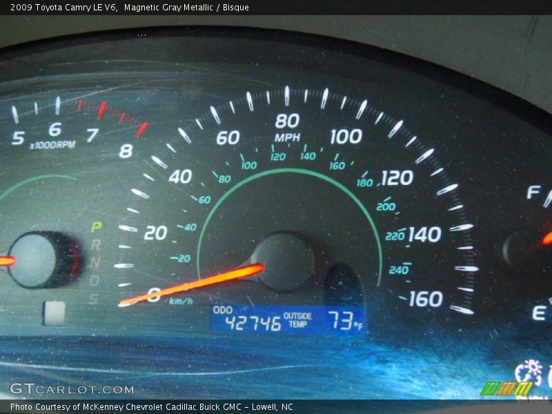 Magnetic Gray Metallic / Bisque 2009 Toyota Camry LE V6