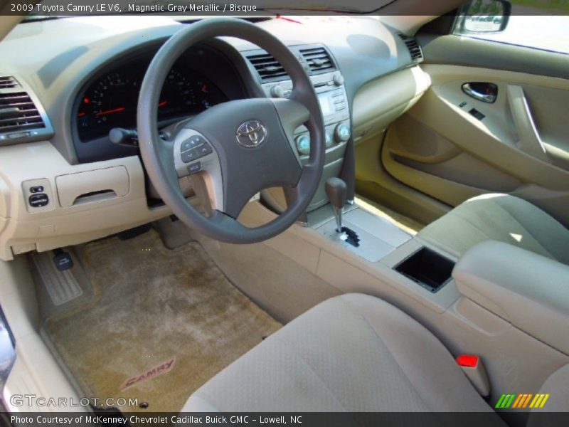 Magnetic Gray Metallic / Bisque 2009 Toyota Camry LE V6