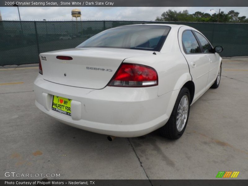 Stone White / Dark Slate Gray 2006 Chrysler Sebring Sedan