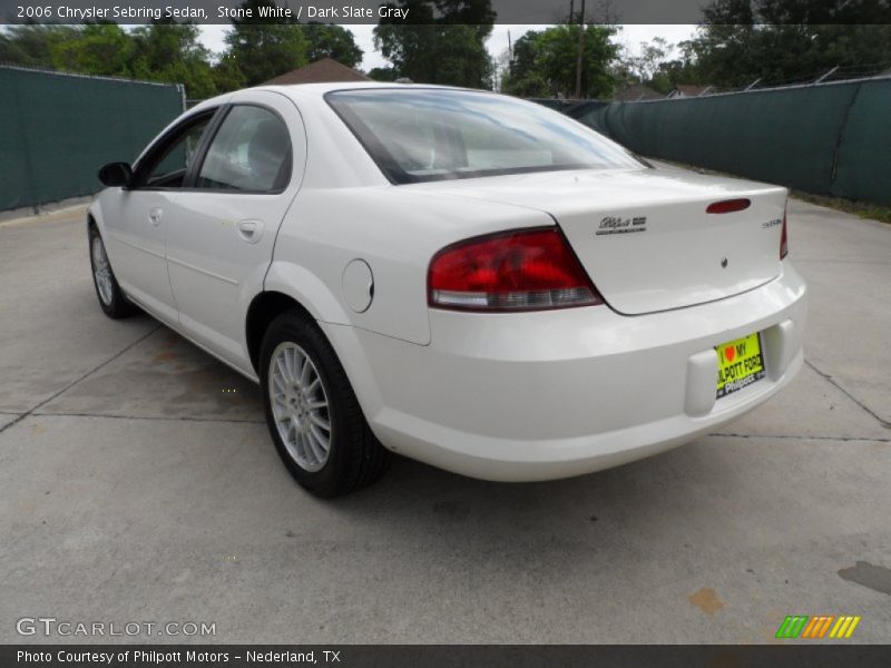 Stone White / Dark Slate Gray 2006 Chrysler Sebring Sedan