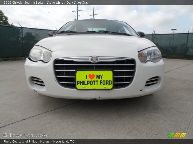 Stone White / Dark Slate Gray 2006 Chrysler Sebring Sedan