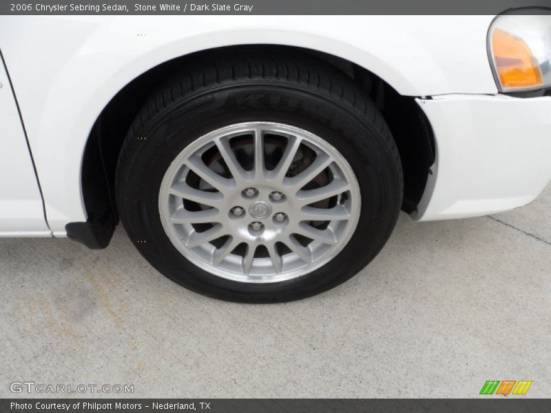 Stone White / Dark Slate Gray 2006 Chrysler Sebring Sedan