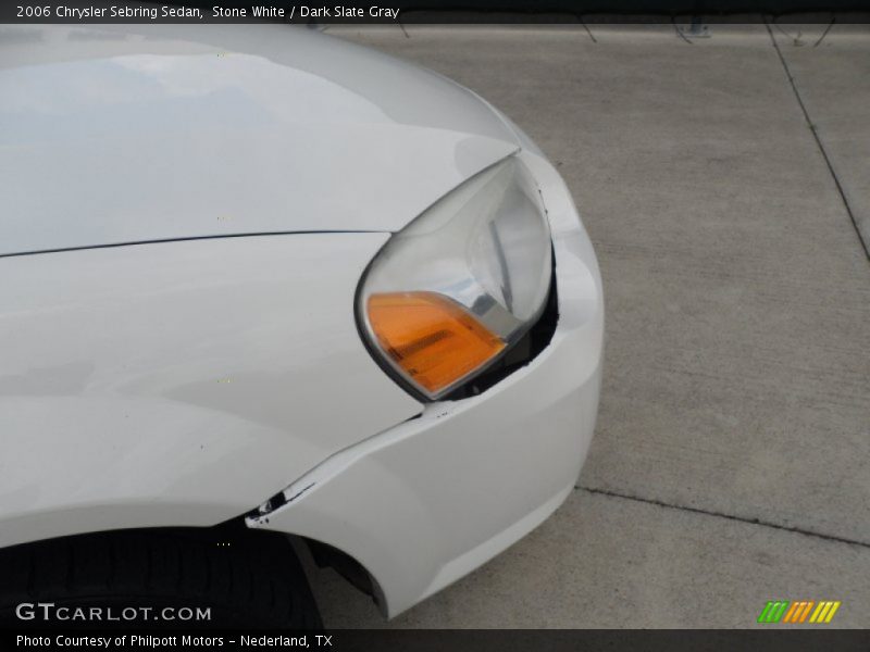 Stone White / Dark Slate Gray 2006 Chrysler Sebring Sedan