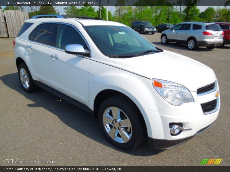 Summit White / Jet Black 2012 Chevrolet Equinox LTZ