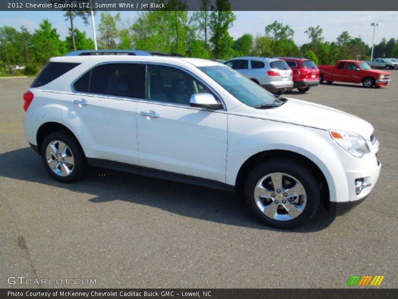 Summit White / Jet Black 2012 Chevrolet Equinox LTZ