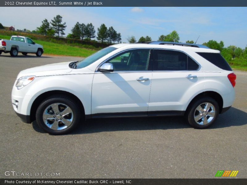 Summit White / Jet Black 2012 Chevrolet Equinox LTZ