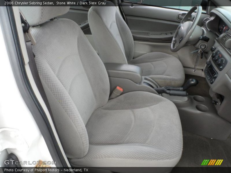 Stone White / Dark Slate Gray 2006 Chrysler Sebring Sedan