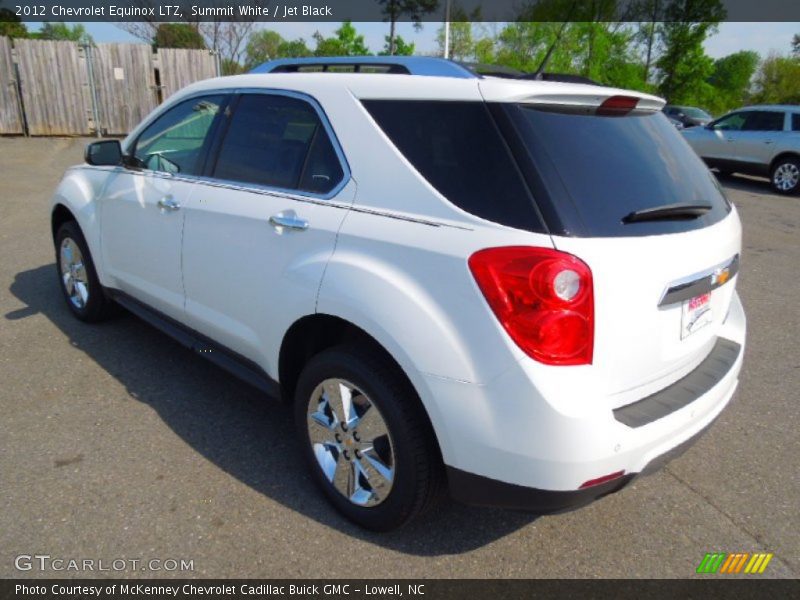 Summit White / Jet Black 2012 Chevrolet Equinox LTZ