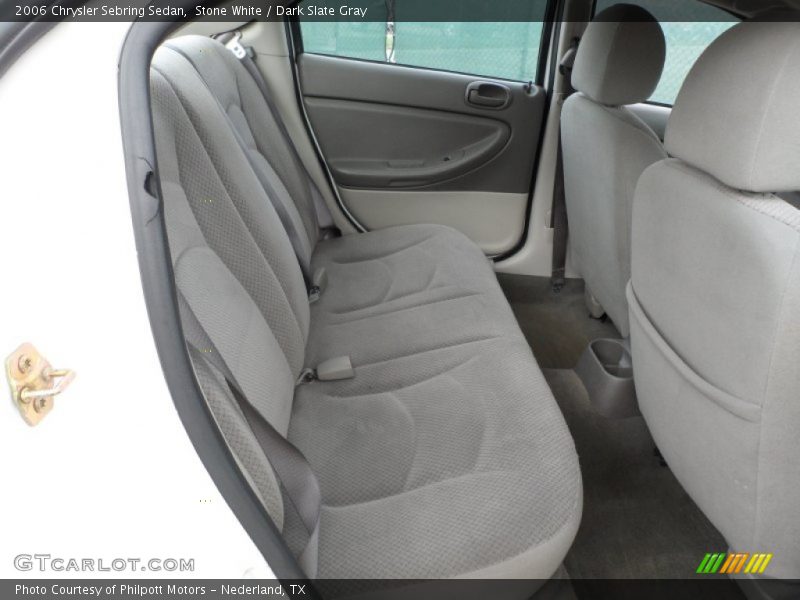 Stone White / Dark Slate Gray 2006 Chrysler Sebring Sedan