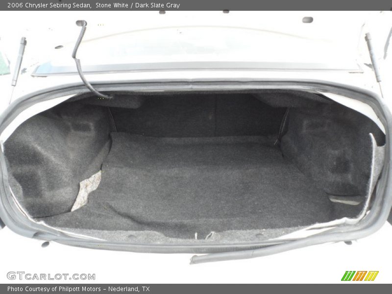 Stone White / Dark Slate Gray 2006 Chrysler Sebring Sedan